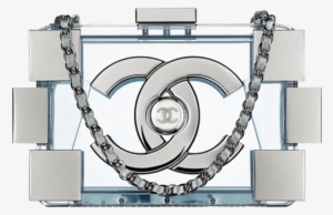 Chanel Clear Boy Brick Bag - 'kelly Gray Square' Graphic Art Print On Canvas Oliver