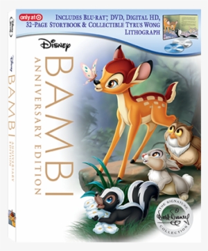 Blu-ray Dvd Digital Hd Storybook - Bambi Signature Collection Blu Ray