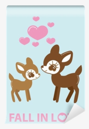 Bambi Mit Name Als Wandtattoo