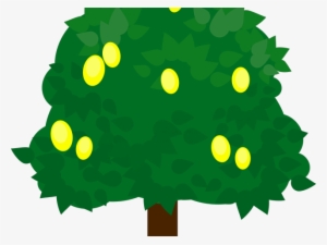 Lemon Clipart Lemon Leaf - Tree Full Of Fruits Cartoon