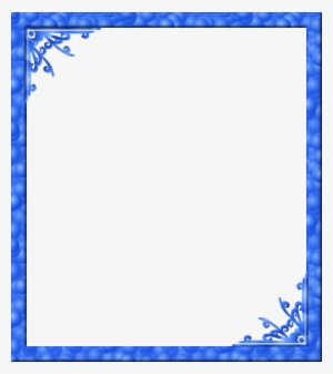 Dark Blue Border Png - Marcos Azules Para Fotos Png