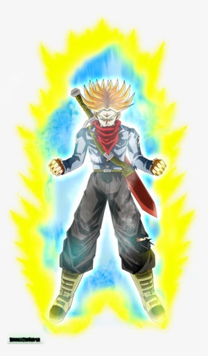 Super Saiyan Rage Trunks Aura By Brusselthesaiyan-datf4fn - Dragon Ball Trunks Mode Rage