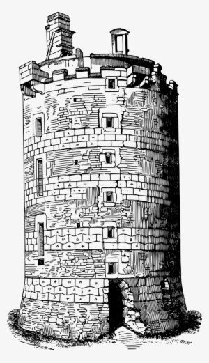 Clipart Free Library Europe Fort Fortification Fortified - Castle Tower Png