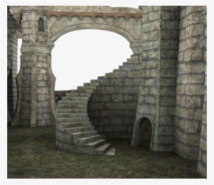 Medieval Castle Stairs
