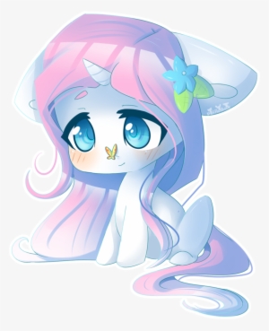 Puffleduck, Butterfly, Chibi, Cute, Oc, Oc - Imagenes De Unicornios Anime
