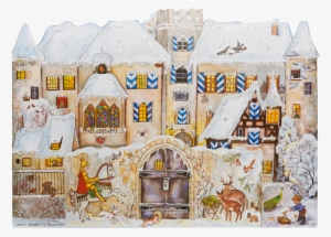 Advent Calendar "castle With Wall" - Sellmer 3-d Castle Advent Calendar
