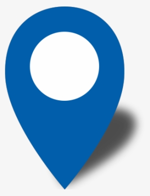 Simple Location Map Pin Icon - Blue Location Icon Png