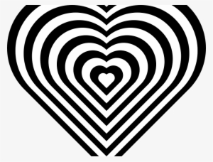 Download Black And White Heart - Love Heart Colouring Pages