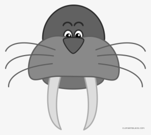 Banner Library Clipartblack Com Animal Free Black White - Cartoon Walrus Mugs