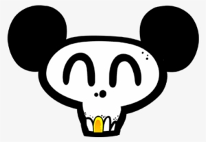 Skull Face Mickey Mouse Tshirt - T-shirt