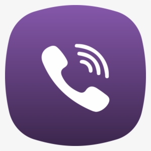 Simple Flat Social Media Icons Psd File - Orange Viber Icon