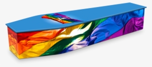 Home Coffins Patriotic Rainbow Flag - Rainbow Coffin