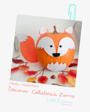 Zorro Con Fieltro - Decoracion De Zorrito