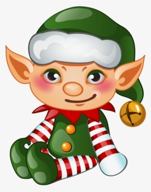 Elf Clipart Transparent Background - Elves Christmas Png
