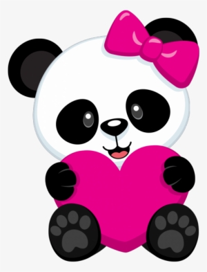 Cute Panda Png Clip Art Black And White - Osos Pandas Animados