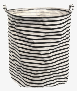 Black & White Laundry Baskets - Cesto De Roupa Redondo Dobravel