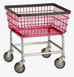 R&b Wire - R&b Wire Standard Laundry Cart W/ Chrome Basket