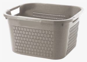 Laundry Basket - 22 L - Rotho Country Laundry Basket - 40 Litre, Cappuccino