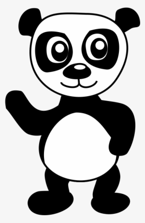 Free Panda Clipart Clip Art Pictures Graphics Illustrations - Panda Bear Cartoon Black And White