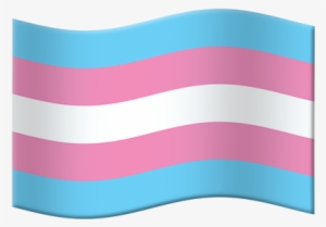 Because There Is No Trans Flag In The Unicode Emoji - Trans Flag Emoji Transparent