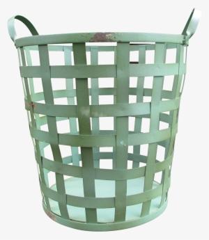 Vintage Laundry Hamper Vintage Metal Basket Tall Laundry - Hamper