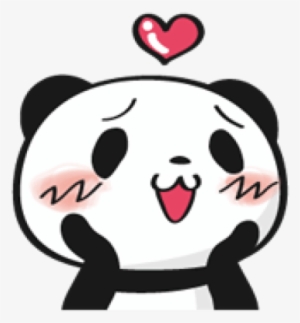 Cute Panda Illustrations - Panda Line Sticker