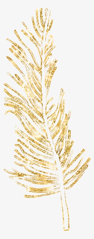 Gold Feather Feathers Native Boho Glitter Decals Decor - Feather