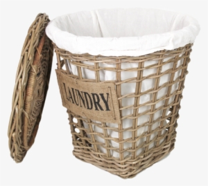 Laundry Basket - Hsm Collection - Wasmand Laundry - Rond - Linnen