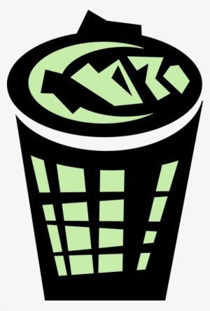Vector Illustration Of Laundry Basket Hamper For Clean - Hamper