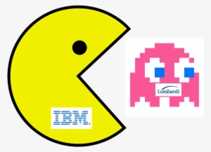 Ibm Lombardi Pacman - Pac Man Ghost Black