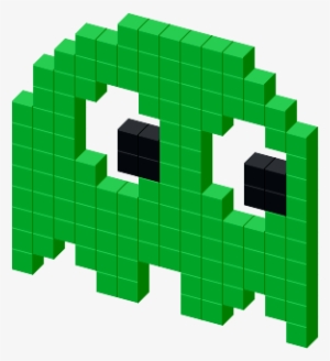 Pac Man Ghosts Green