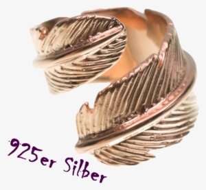 1 Massive Silver Ring In Feather Shape, Available In - Jean Pierre Kraemer