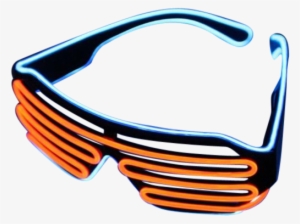 Two Tone Light Up Glasses Onelove Rave Life - Plastic