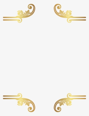Decorative Border Png Transparent Free Images - Clip Art