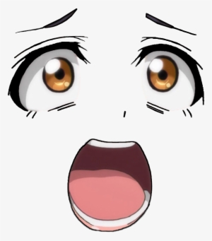 Ahegao Face Png - Anime Eyes And Mouth