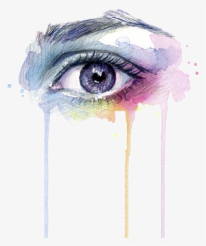 Drip Drawing Eye - Eye Painting