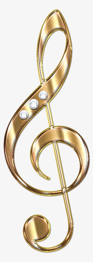 Treble Clef By Lyotta - Music Notes Png