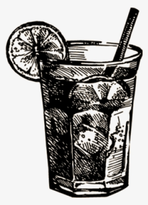 28 Collection Of Cocktail Drawing Png - Gin And Bear