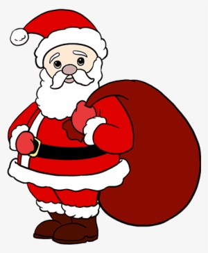 Clip Art Free Stock How To Draw In A Few Easy - Santa Claus To Draw