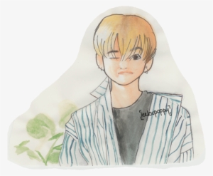 Jungkook's Drawing Watercolor - Drawing