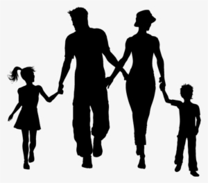 Family Characters Silhouette - 人物 剪影