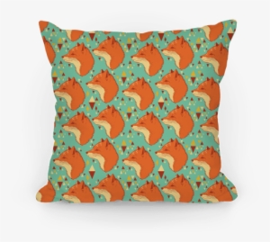 Spirit Fox Pattern Pillow - Cushion