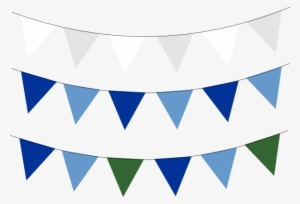 Svg Royalty Free Download Collection Of Blue High Quality - Blue Pennant Banner Clipart