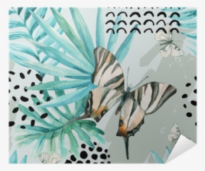 Watercolor Graphical Illustration - Tell Your Boy Bye Fedora Hat