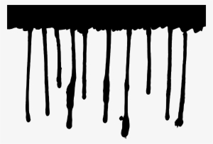 Free Download - Black Paint Dripping Png