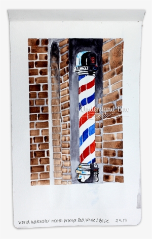 The World Watercolor Month Prompt On July 4th, Was - Throw Pillow