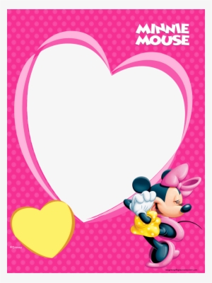 Cuadro Para Foto En Corazon Clipart Minnie Mouse Mickey