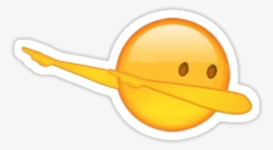 Tumblr Whatsapp Emoticon Yellow - Transparent Background Dab Emoji