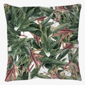 Watercolor Painting Of Leaf And Flowers, Seamless Pattern - Watercolor Painting