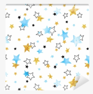 Seamless Stars Pattern - Vector Graphics